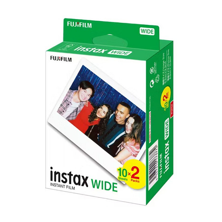 Film fotografik instant Fujifilm instax WIDE / ISO 800 / 20 Fletë / Twin Pack