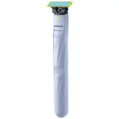 Makinë e rrojës elektrike Philips OneBlade First Shave QP1324/20 / Anti-Friction Blade / Dual Protection / Contour-Following / 30 min – Blu/Gjelbër/Verdhë 2