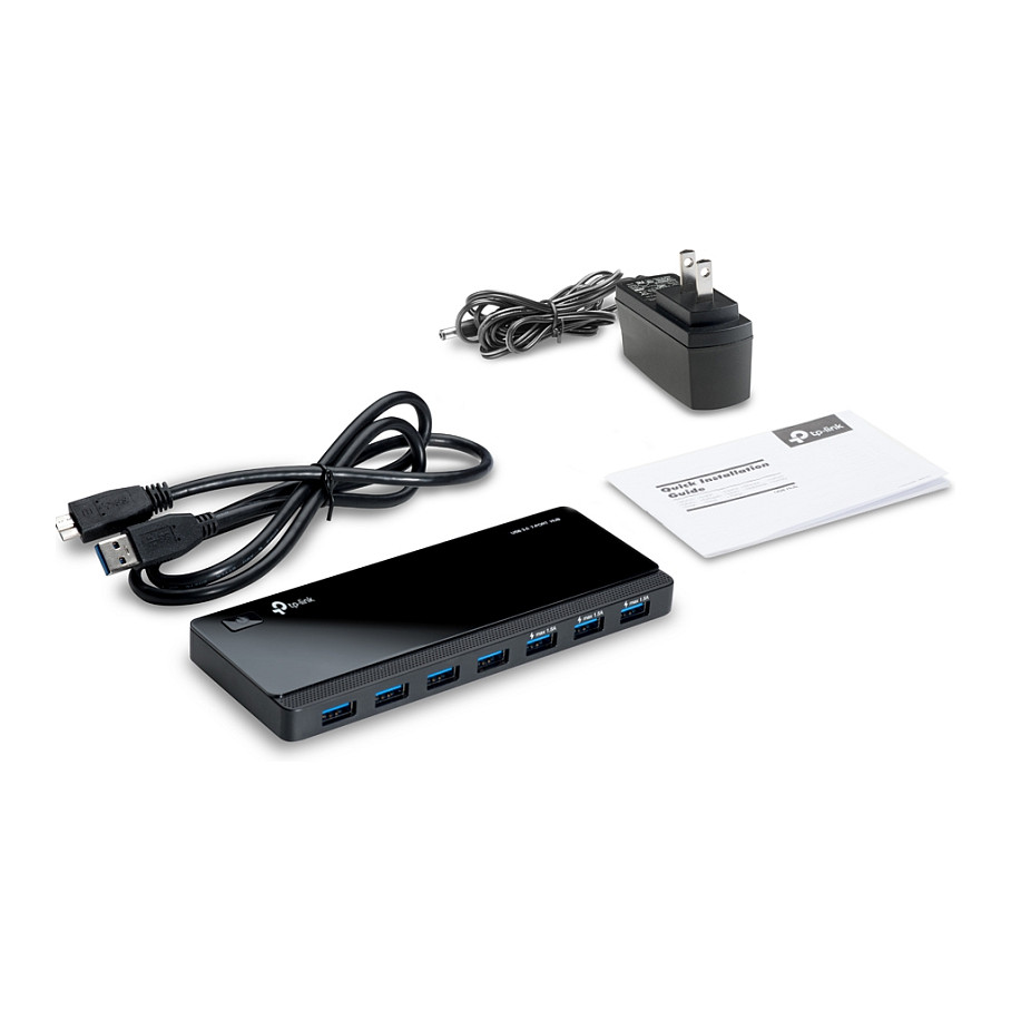 TP-Link UH700 USB 3.0 7-Port Hub – 7× USB-A, 5Gbps, 12V/2A, 5V/1.5A, E Zezë 6