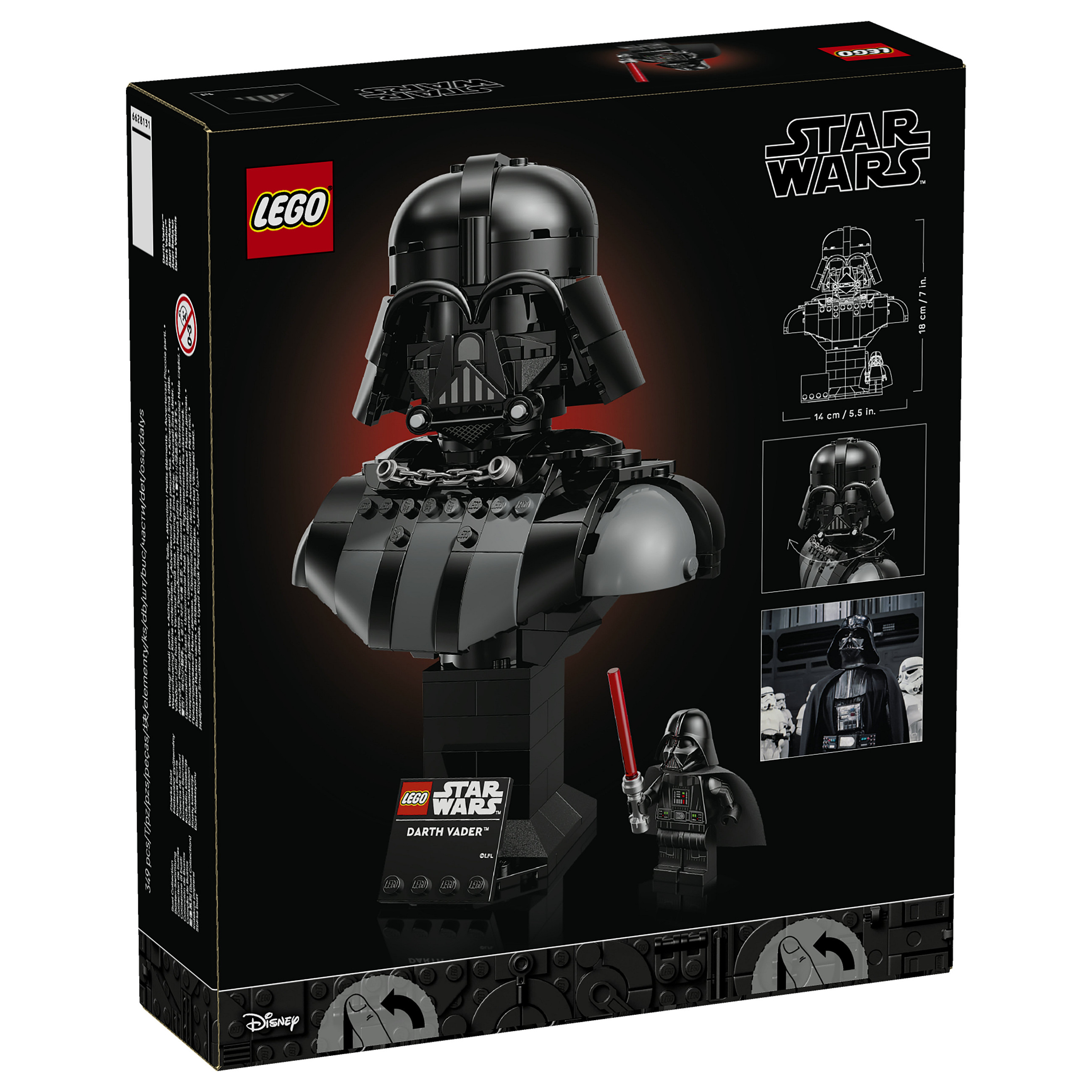 LEGO Star Wars Darth Vader Bust 75439 thumbnail 4