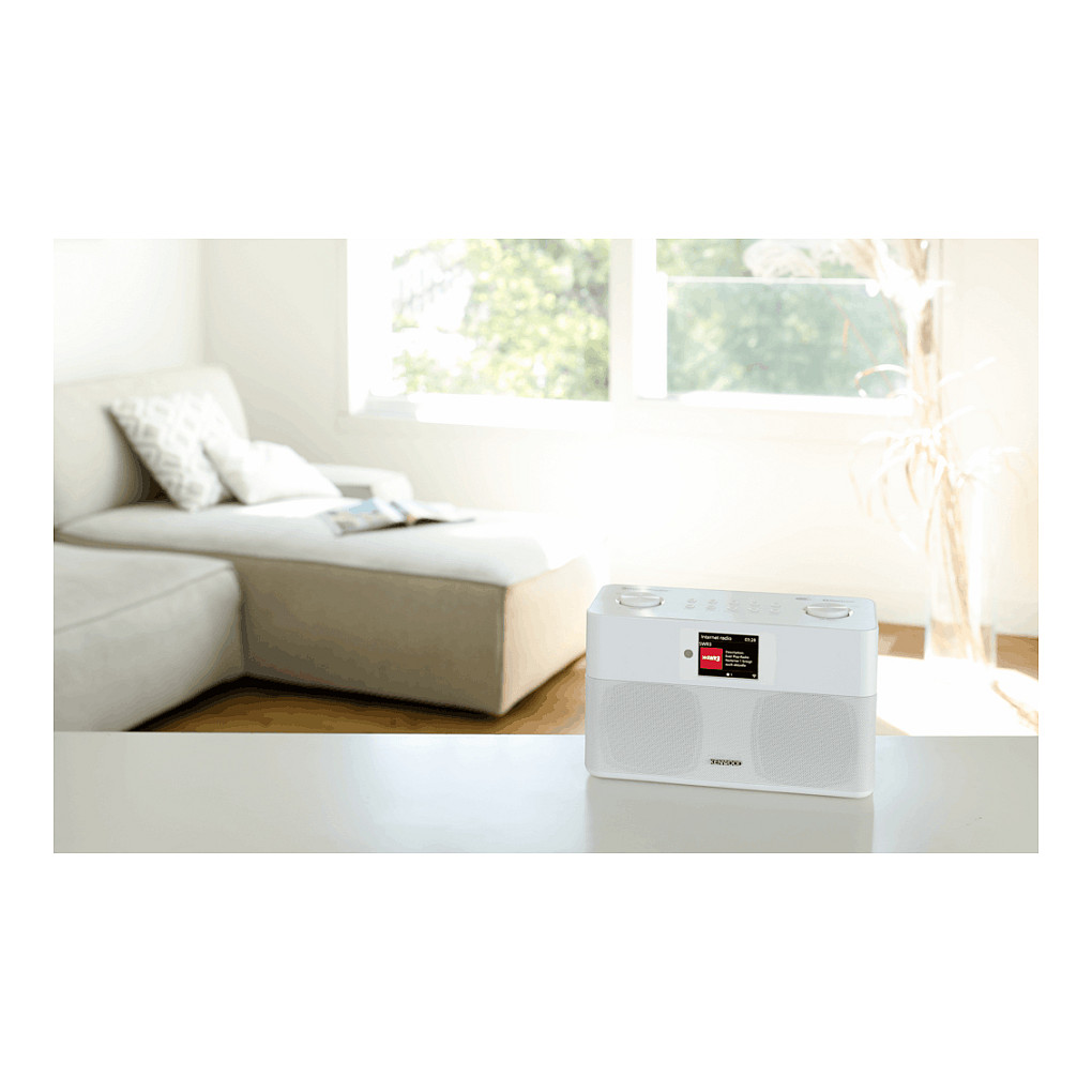 Radio interneti Kenwood CR-ST100S-W, 20W, DAB+, FM, Wi-Fi, Bluetooth, ekran TFT 2.4" - Bardhë 6