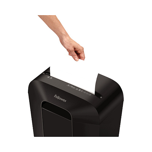Shredder Fellowes Powershred LX50, Cross-Cut, P-4, 9 fletë, 4 × 37mm, 17L, Safety Lock - Zezë 3