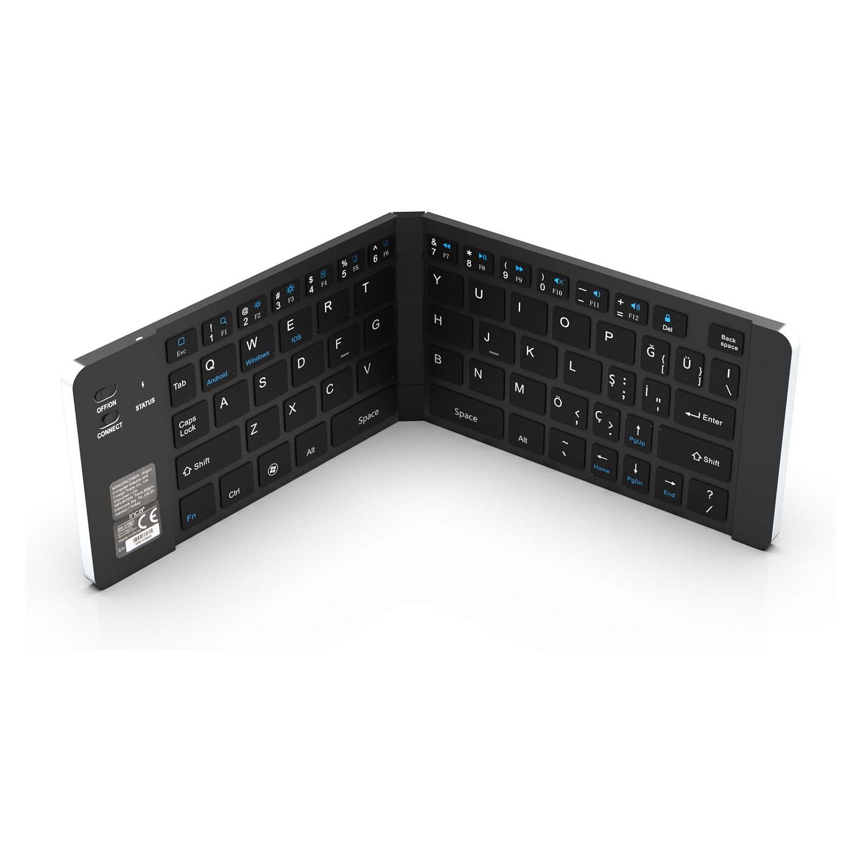 Tastierë pa Kabllo INCA IBK-579BT Mini - Zezë