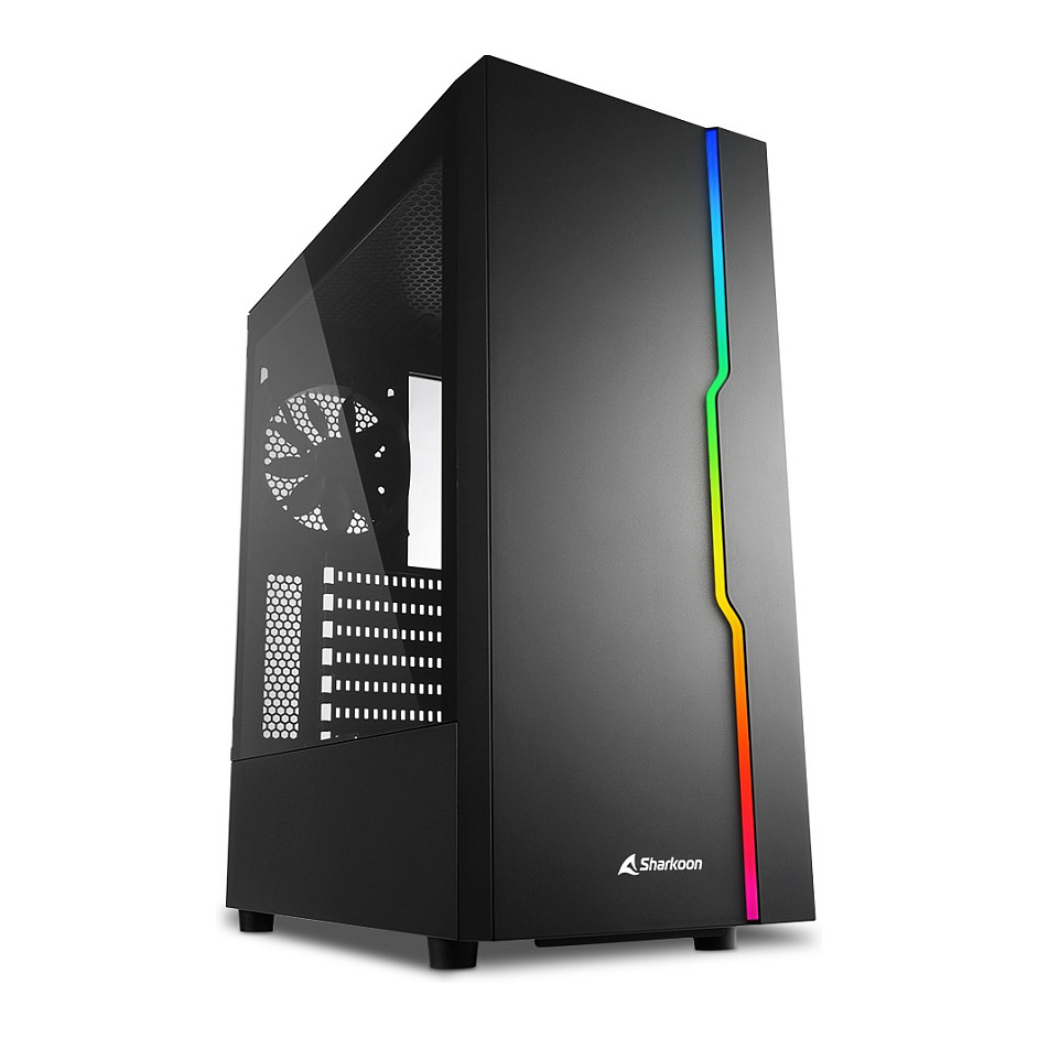 Kasë Midi Sharkoon RGB Slider MDT