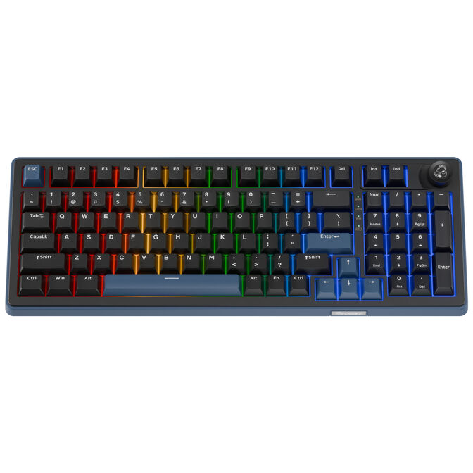 Tastierë Gaming Ducky OK-M 65 / 65% / Mekanike / KTT Linear / Hot-Swap / RGB / USB-C - Zezë 9