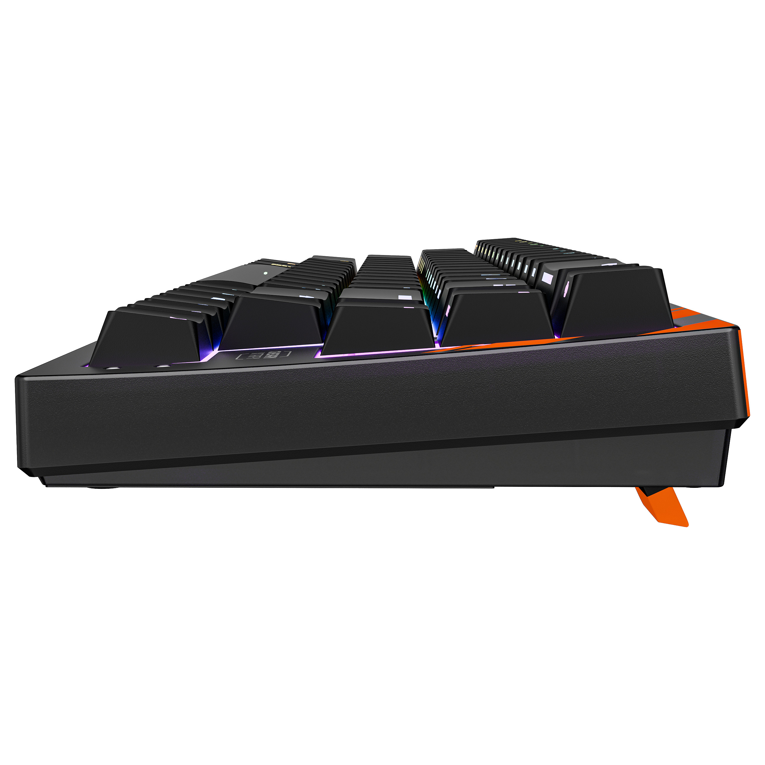 Tastierë Gaming CHERRY K5 PRO TMR COMPACT / Wired / QWERTZ / Mekanike / RGB LED - Zezë/Portokalli 2