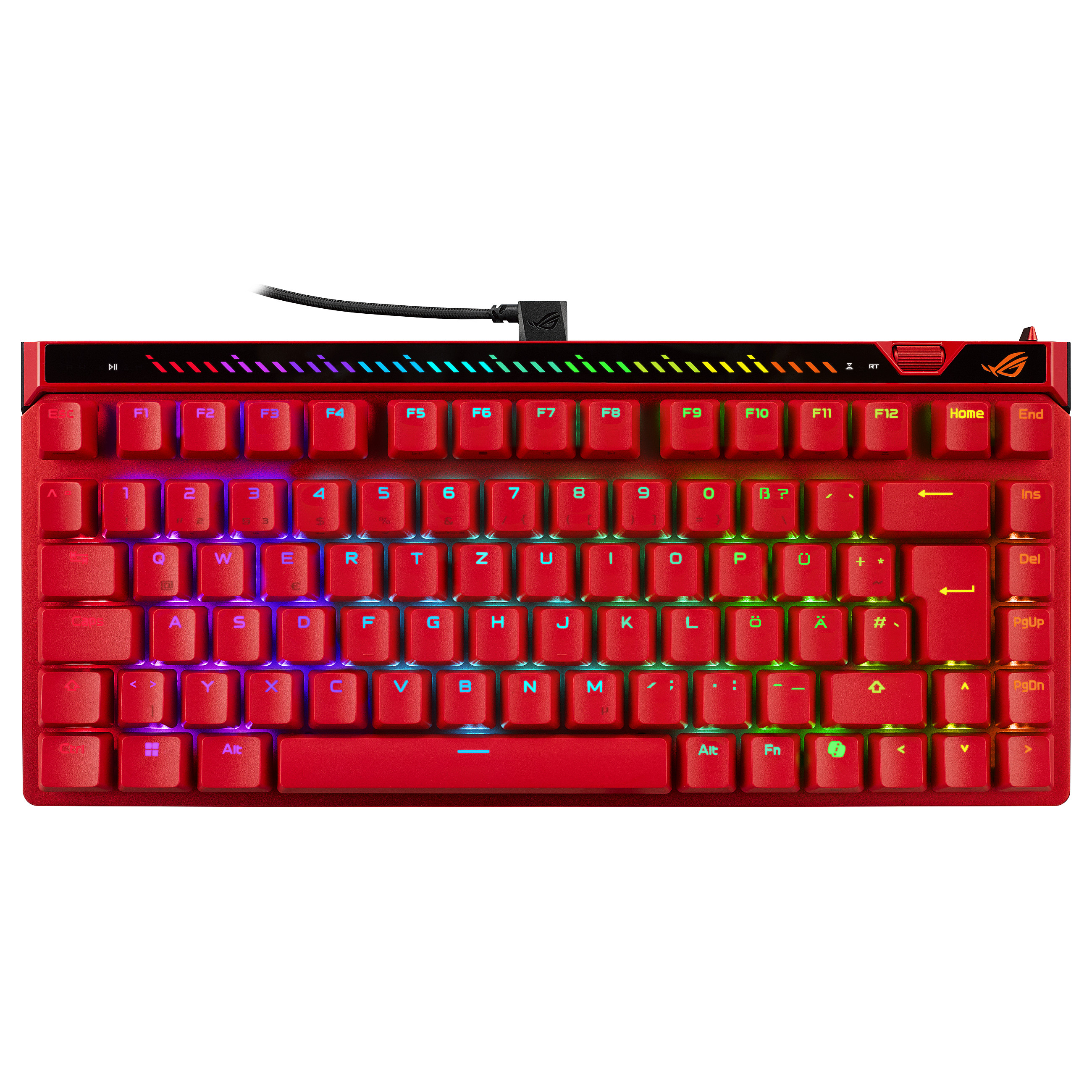 Tastierë Gaming ASUS ROG Falchion Ace HFX / 65% / Magnetic-Mechanical / RGB - Zezë 7