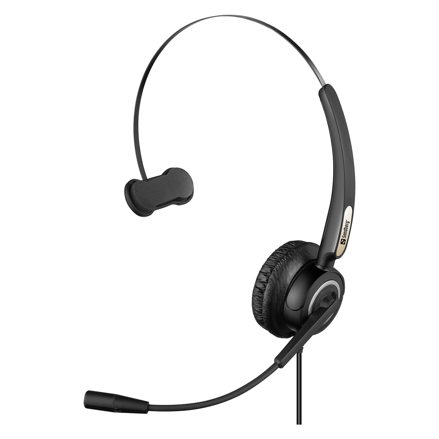 Kufje me kabllo Sandberg USB Office Headset Pro Mono 126-14 / Mono / USB-A / 30mm / 20-7000Hz / Mikrofon / 2.1m - Zezë