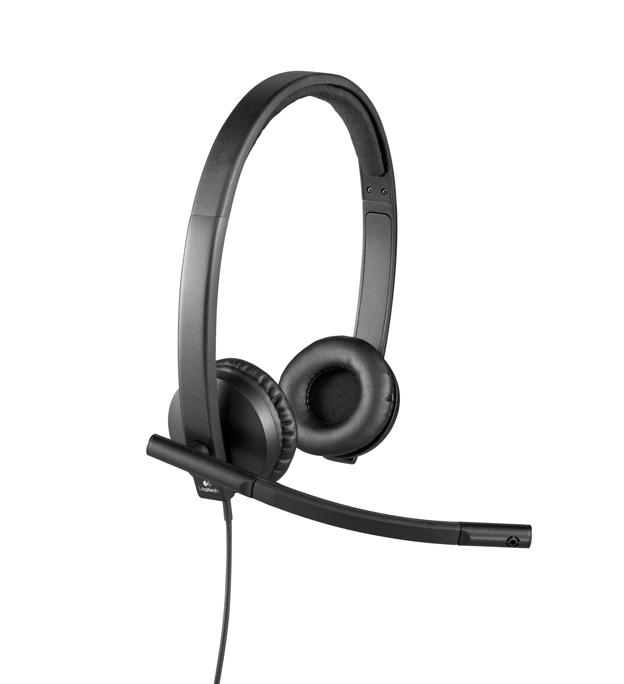 Kufje me kabllo Logitech H570e Stereo / USB-A / Stereo / Mikrofon me Noise Cancellation – Zezë 4