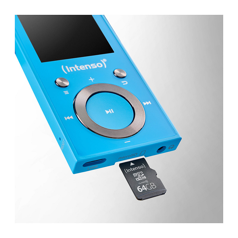 MP3 Player Intenso Video Scooter BT, 64GB, Bluetooth 5.0, 3.5mm, USB-C, Ekran 1.8" - Blu 3