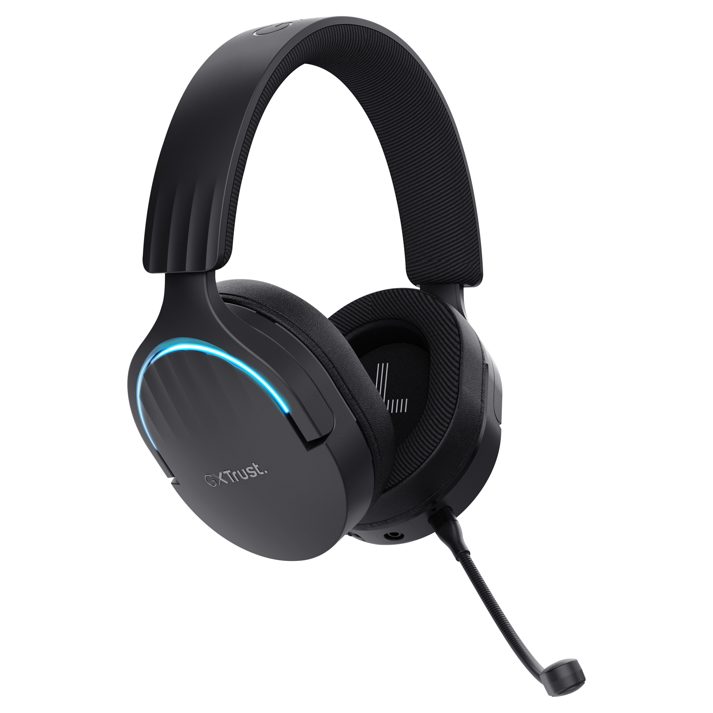 Kufje Gaming Trust GXT 491 Fayzo, 50mm, Wireless & Wired, 2.4GHz, Bluetooth, 7.1, RGB - Zezë 5
