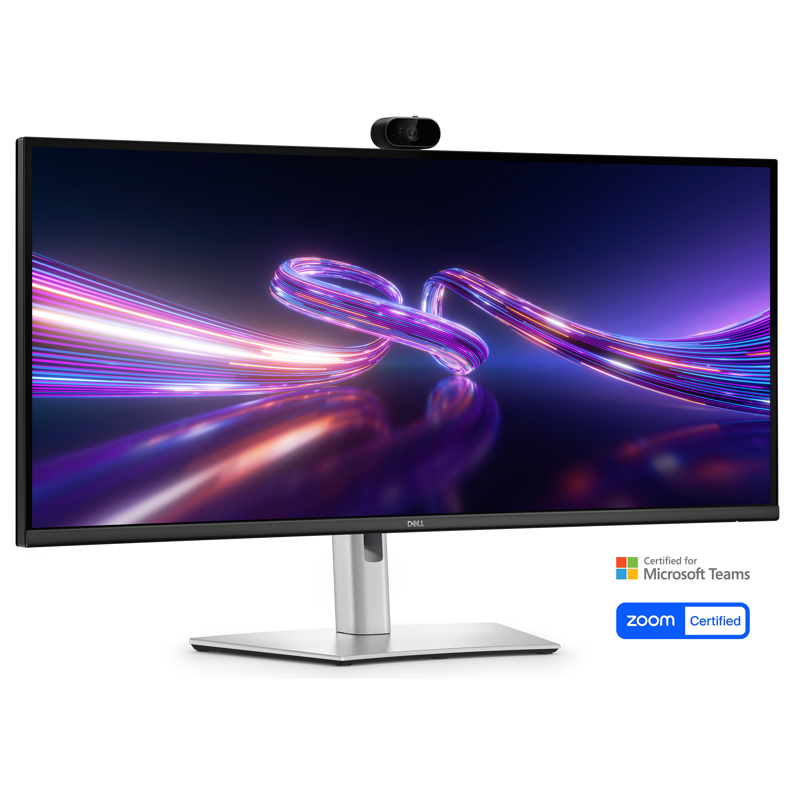 Monitor Konferencash Dell P3426WEV / 34"/ WQHD IPS LCD Curved / 100Hz / 5ms / Webcam / USB-C+DP+HDMI - Zezë/Gri thumbnail 2