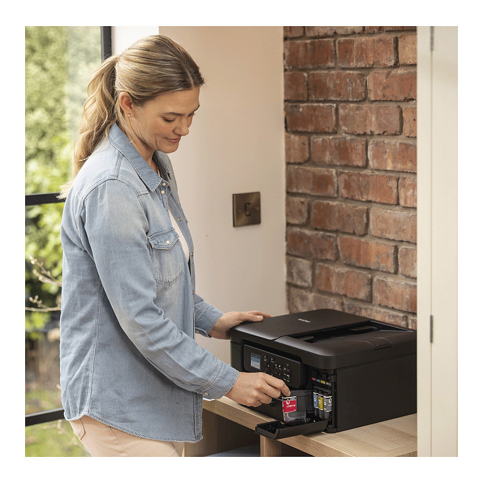 Printer Multifunksional Brother DCP-J1360DW 3in1 WIFI / 16ppm- Zezë thumbnail 2