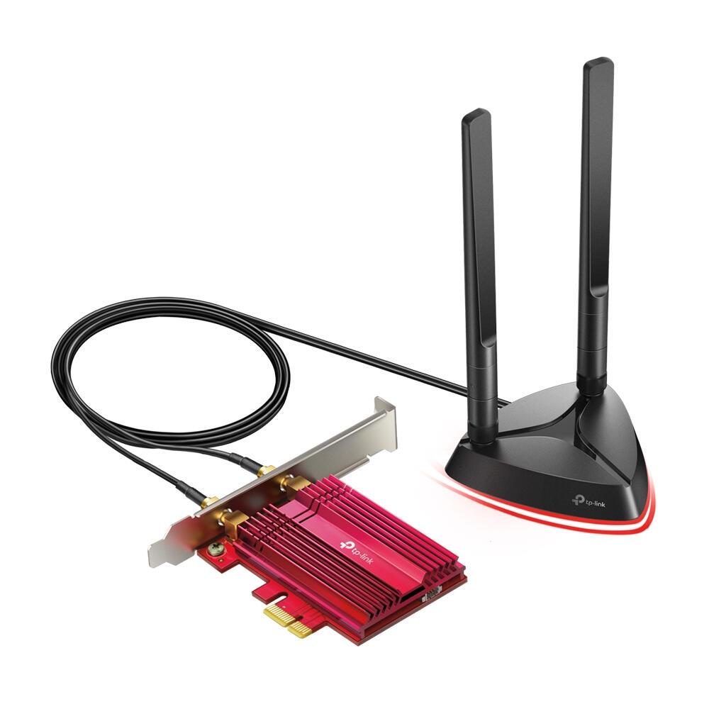 TP-Link Archer TX55E AX3000 PCI Express WiFi 6 Network Card – Bluetooth 5.2, Dual Band 2.4GHz/5GHz, 2x High-Gain Antena, PCIe x1, i zi 7