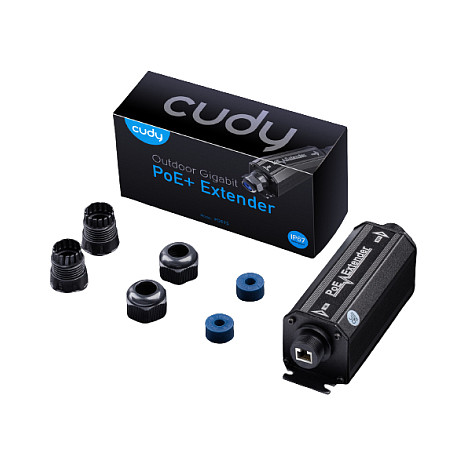 Cudy POE15 Outdoor Gigabit PoE+ Extender IP67 Waterproof 100m për Kamera IP dhe Access Point thumbnail 5