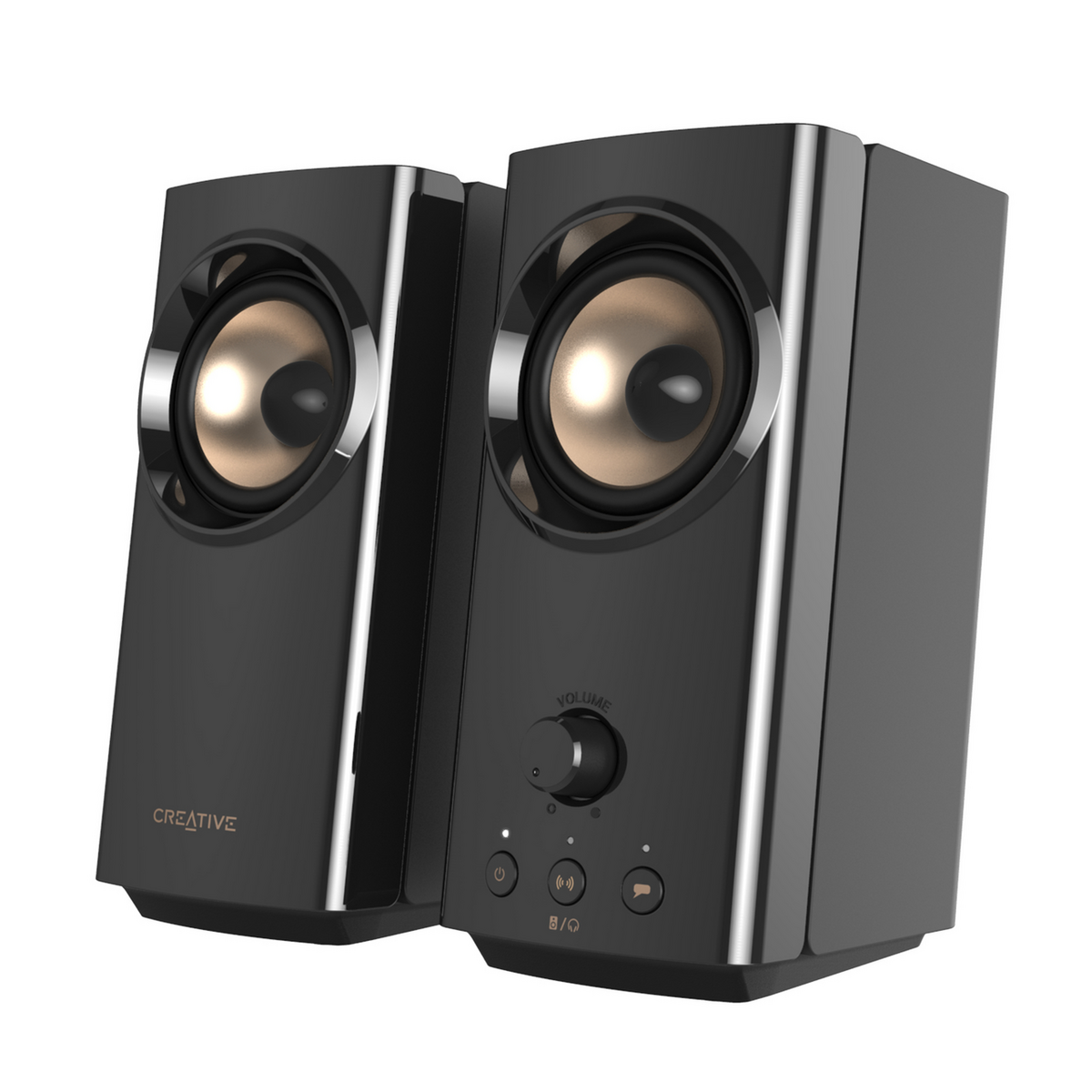 Altoparlant Creative Pebble Pro / 2.0 / 10W RMS / USB-C / Bluetooth / RGB - Bardhë 7