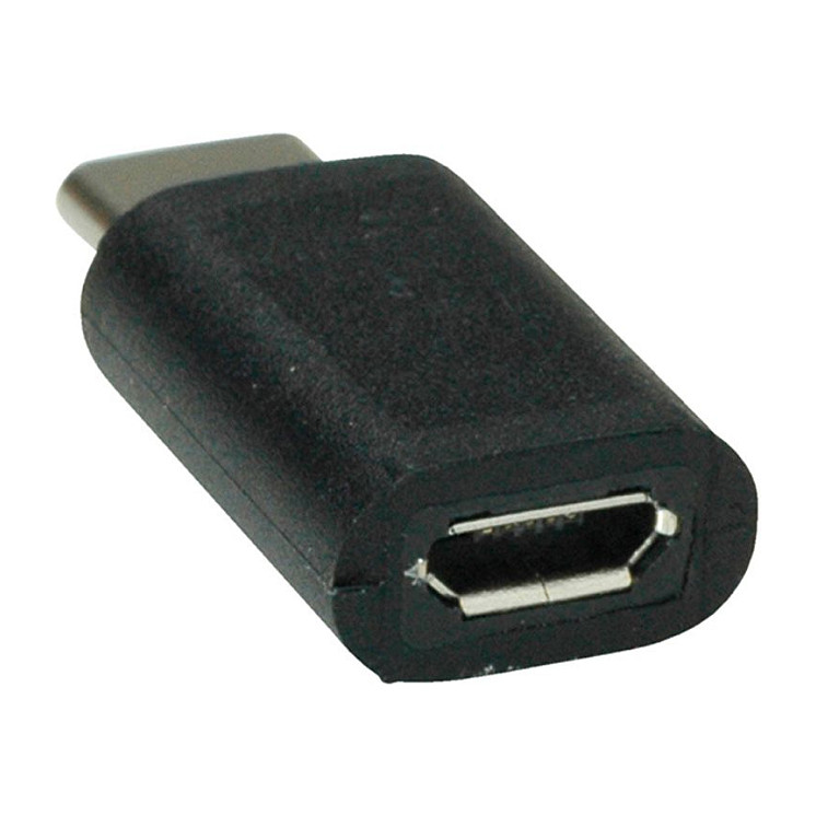 Adapter VALUE 12.99.3191 / USB-C në Micro-USB B - Zezë thumbnail 2