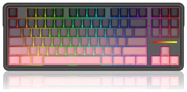 Tastierë Gaming Redragon K728SP-RGB-PRO Antonium PRO / Wired & Wireless / US Language – Zezë / Rozë 2