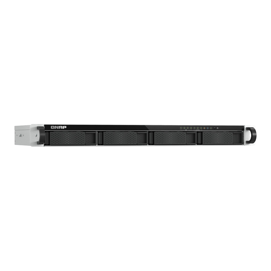 NAS QNAP TS-h765eU-8G, Atom x7405C, 8GB DDR5 ECC, 4 Bay SATA, 3 × M.2 NVMe, 2 × 2.5GbE, 1U Rackmount - Argjend 2