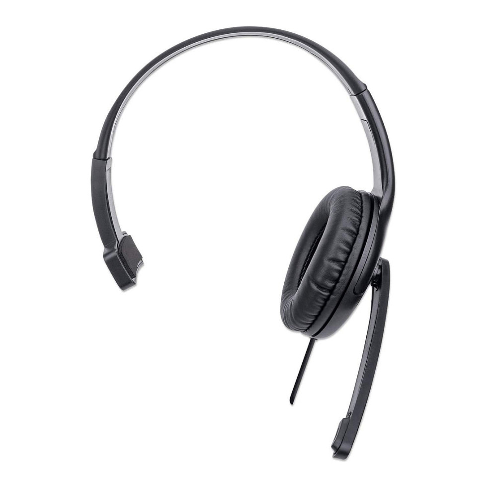 Kufje me kabllo Manhattan 179874 Mono / USB-A / Over-Ear - Zezë 3
