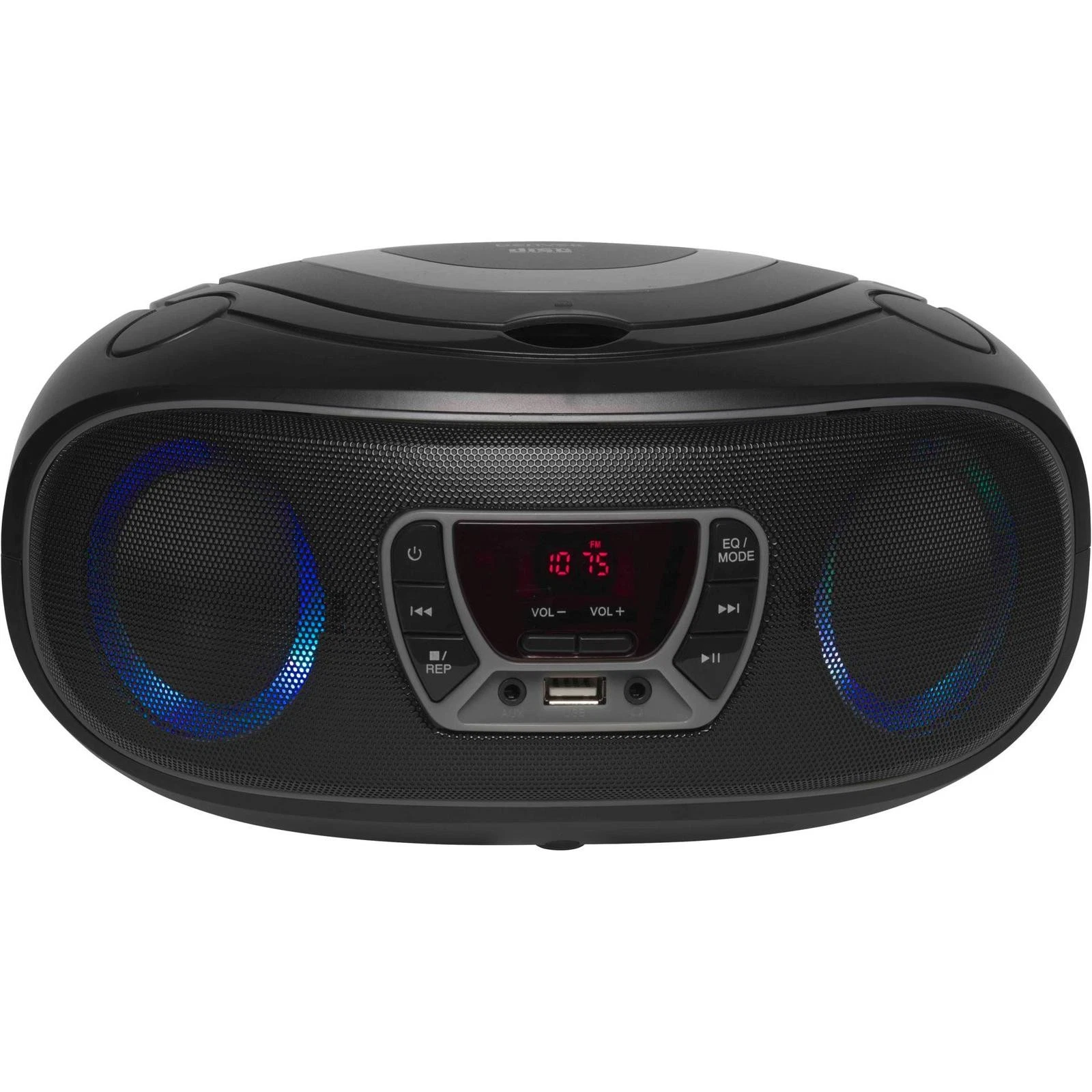 Altoparlant Denver TCL-212BT, CD, FM Radio, Bluetooth, USB, AUX, 4W RMS, LED - Hiri/Zezë 2