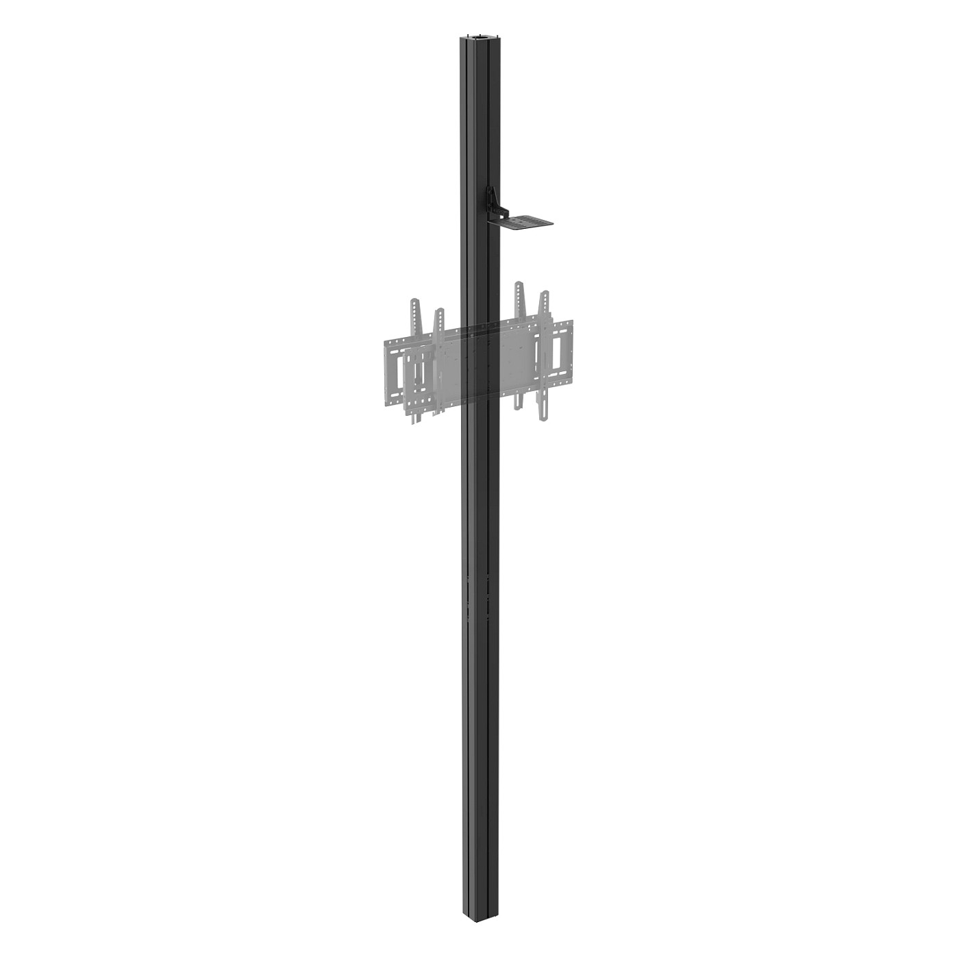 Aksesor për Mbajtëse Ekrani Vision VFM-POST / 3000mm / deri 150kg / Floor-to-Ceiling / Menaxhim Kabllosh - Zezë