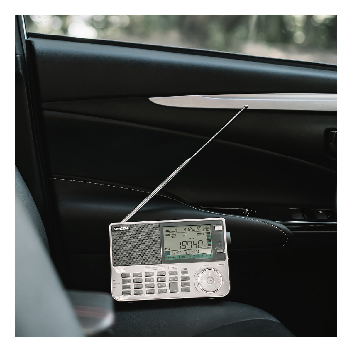Radio portative Sangean ATS-909X2, AM, FM, LW, SW, ekran LCD, dalje kufjesh 3.5 mm - Bardhë 8