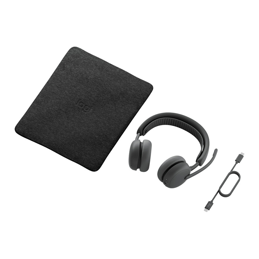 Kufje pa kabllo Logitech Zone 2 ES / On-Ear / Bluetooth 5.3 / ANC / 40 mm / 48 orë – Gri 6