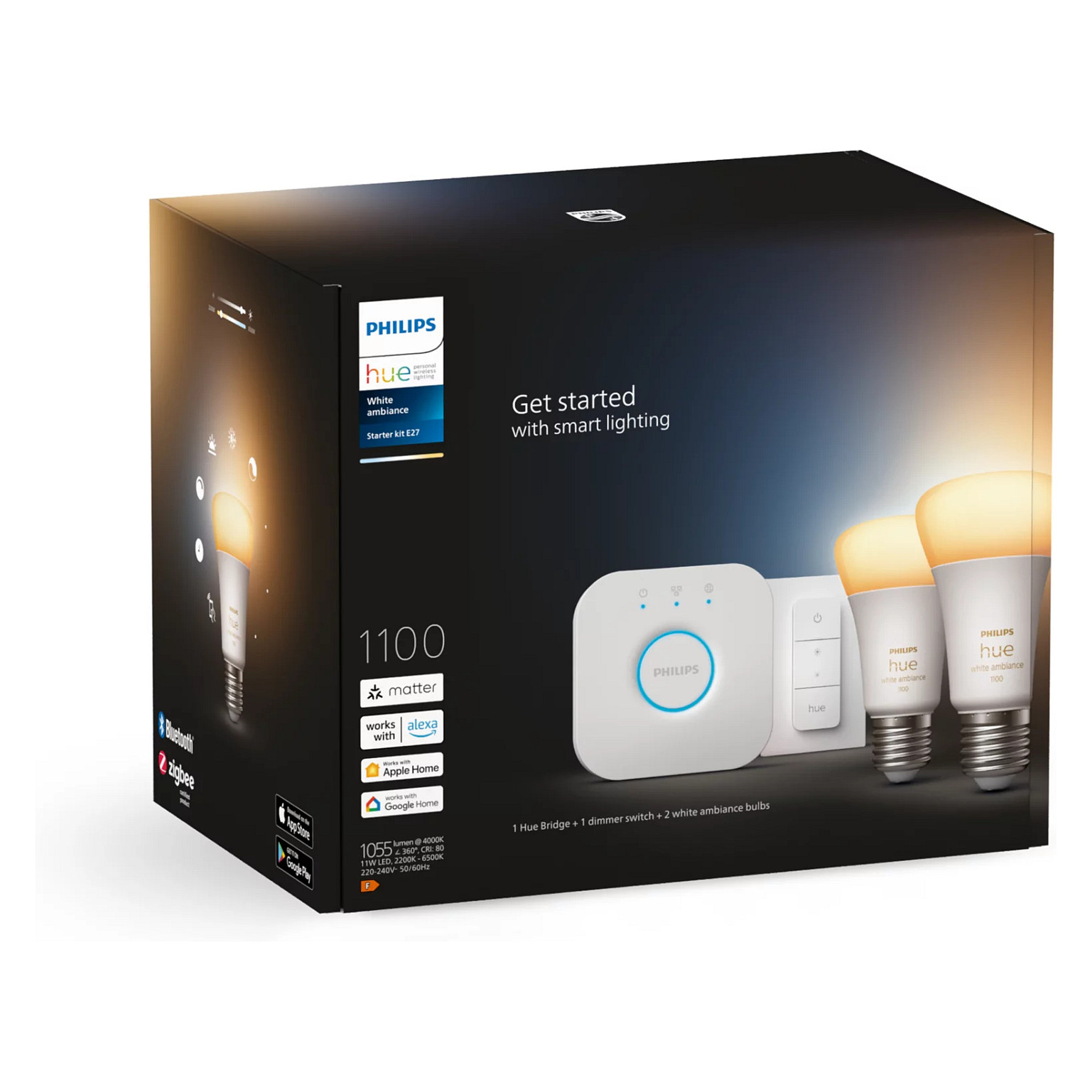 Llamba Philips Hue White Ambiance E27 / 8 W – Set 2copë thumbnail 3