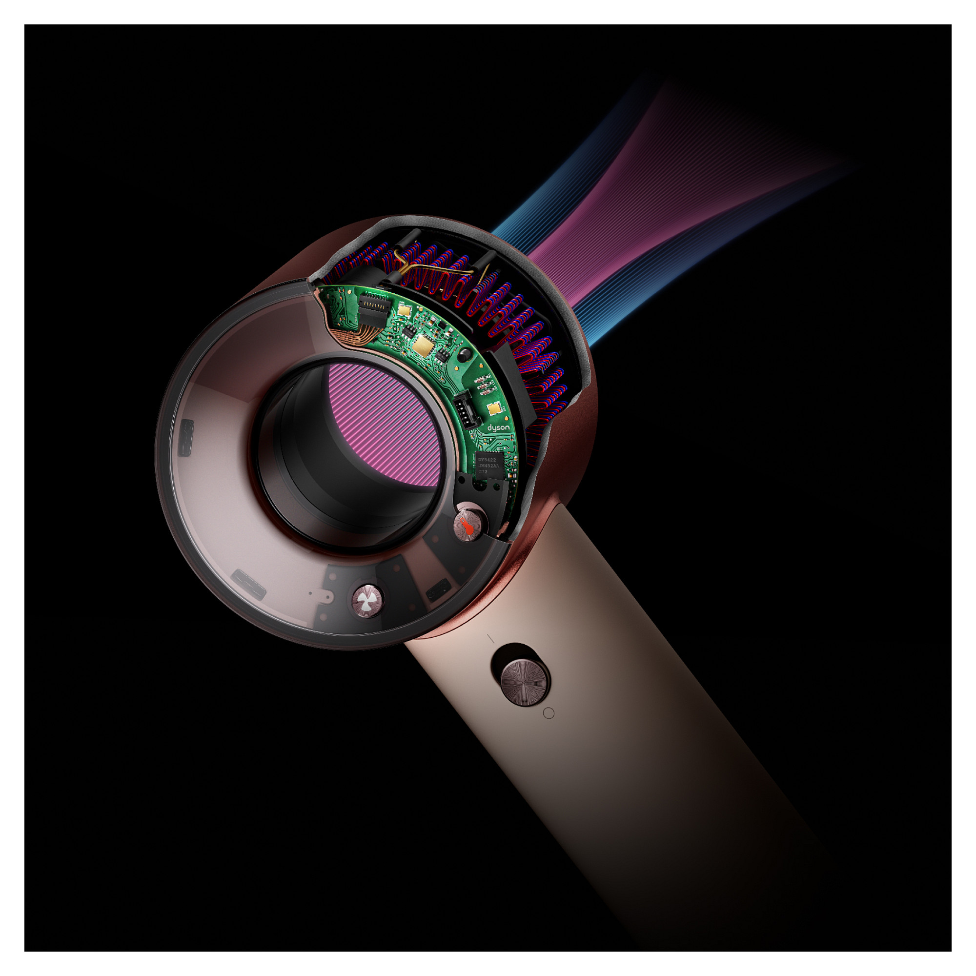Tharëse për flokë Dyson Supersonic Travel / 110.000 RPM / Air Multiplier / 3 Nxehtësi / 2 Shpejtësi / 100-240V – Rozë/Krem 8