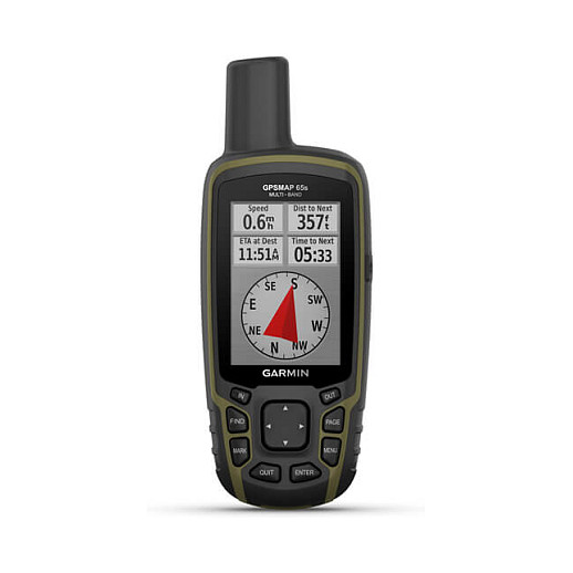 Navigacion Garmin GPSMAP 65s / 010-02451-11 / 2.6" / TFT / 160 × 240 / GPS + GLONASS + Galileo / IPX7 / Bluetooth / 16GB – Zezë