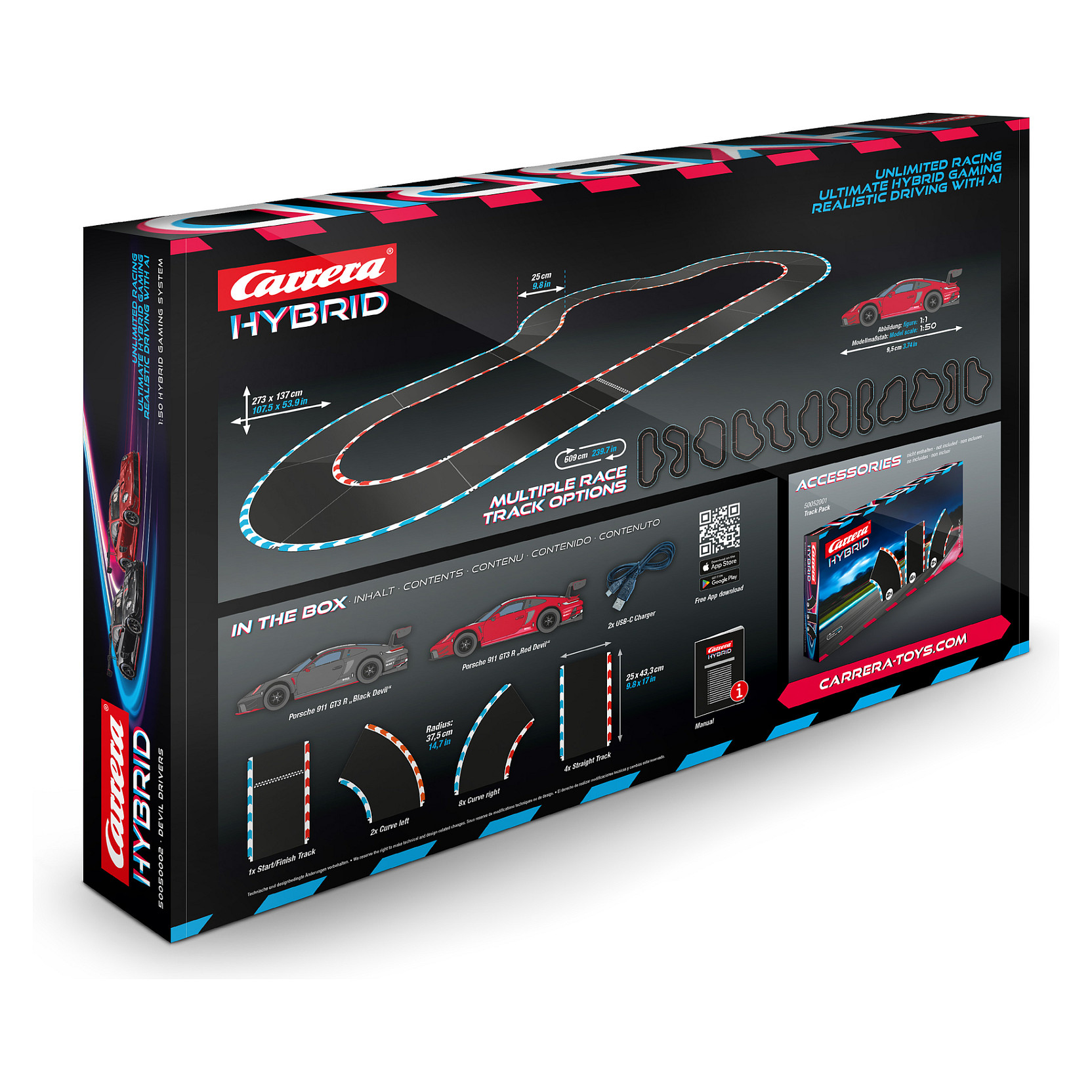 Lodër Carrera - Hybrid Racing Sets - Devil Drivers thumbnail 2