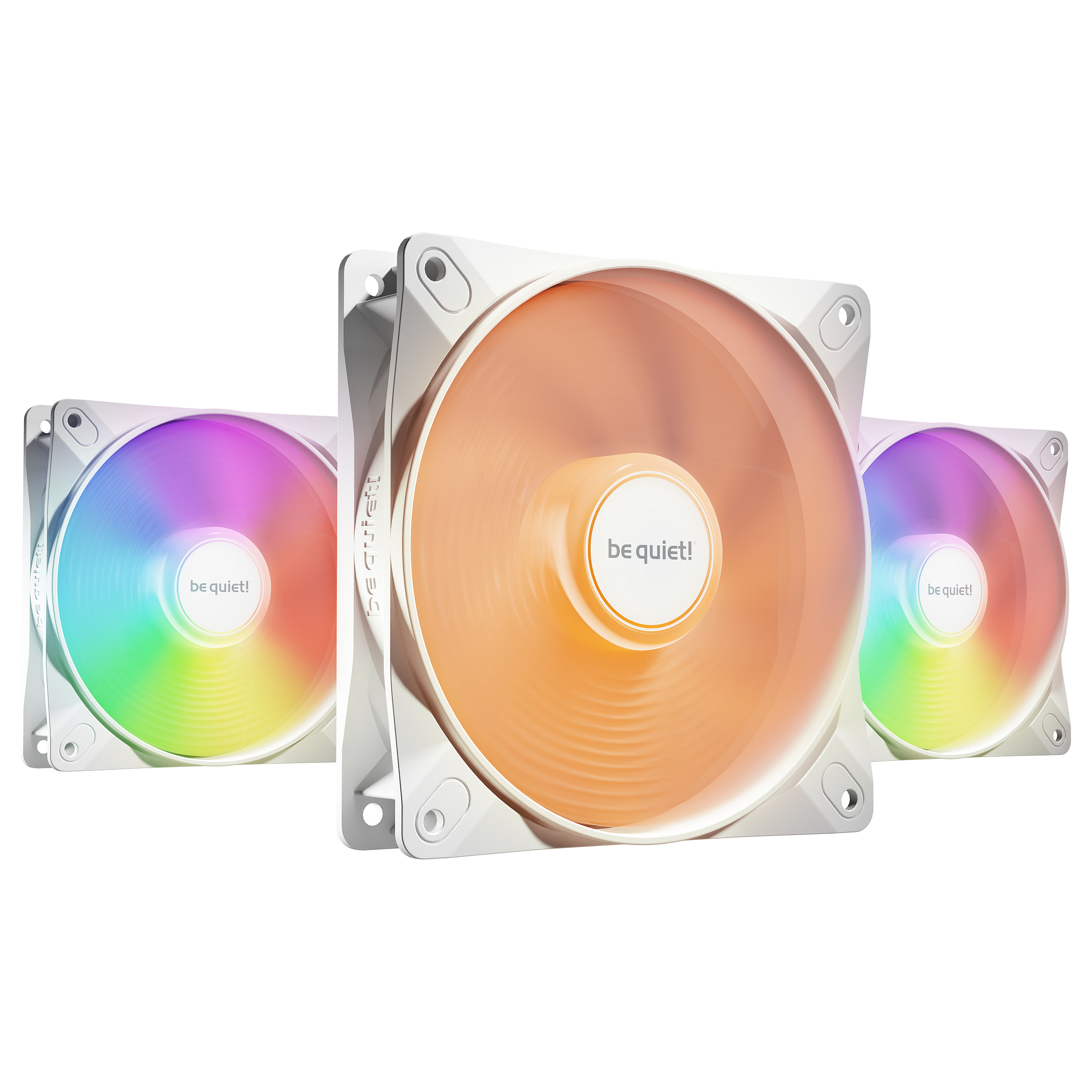 Ftohës për Kasë 120mm Be quiet! Light Wings LX PWM 3-Pack – Bardhë