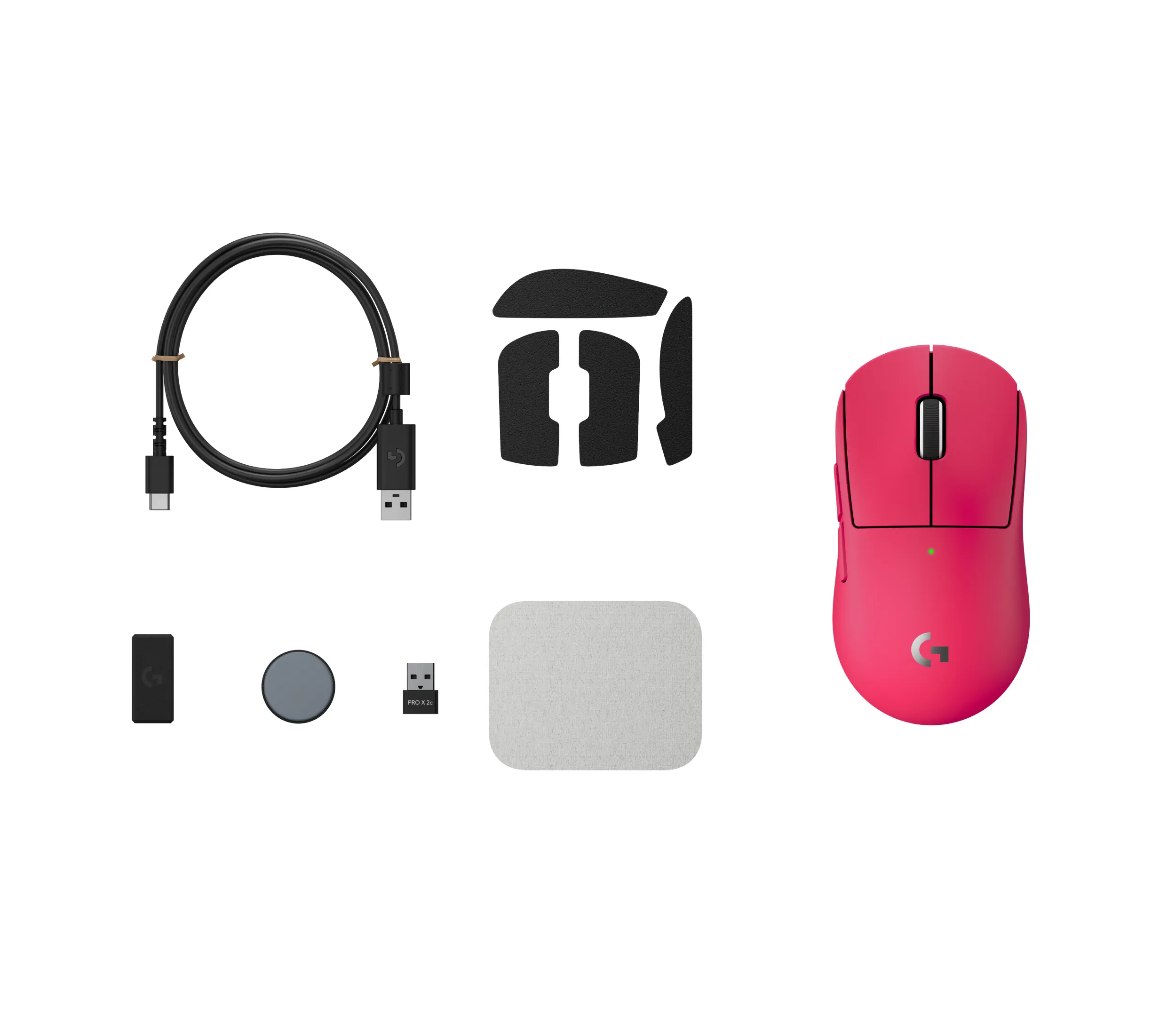 Maus Gaming Logitech G PRO X SUPERLIGHT 2c Compact / Wireless / HERO 2 / 44.000 DPI / 8.000 Hz / 53g / USB-C – Rozë 4
