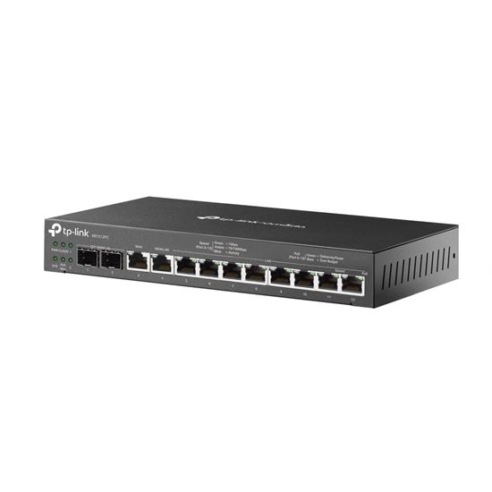 TP-Link ER7212PC Omada 3-in-1 VPN Gateway 12x Gigabit 8x PoE+ 110W Dual-Core – Zezë 3