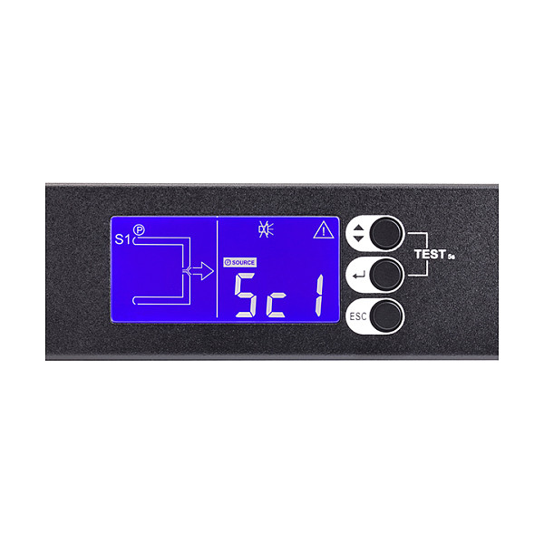 PDU Eaton ATS16N, 16 A, 230 V, 9 dalje C13/C19, Rack 1U 2