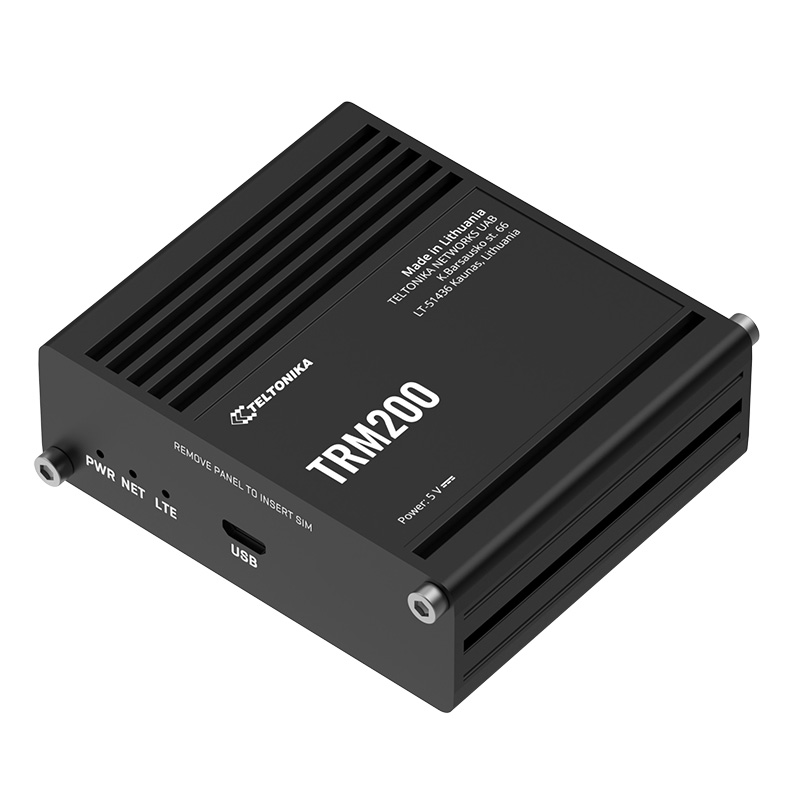 Modem Teltonika TRM200, 4G LTE Cat 4, 3G/2G, Mini-SIM, USB - Zezë thumbnail 2