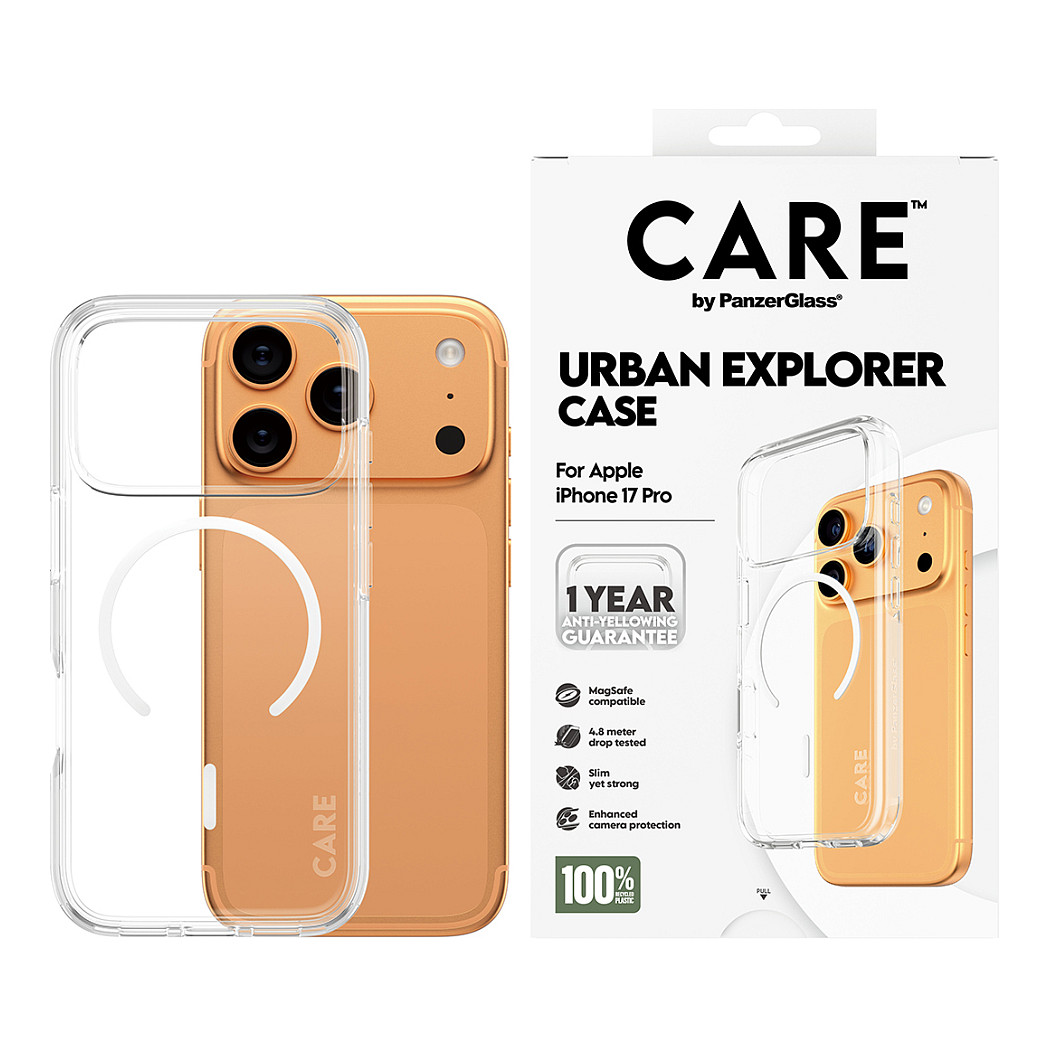 CARE BY FLAGSHIP Transparent Case iPhone 17 Pro thumbnail 2