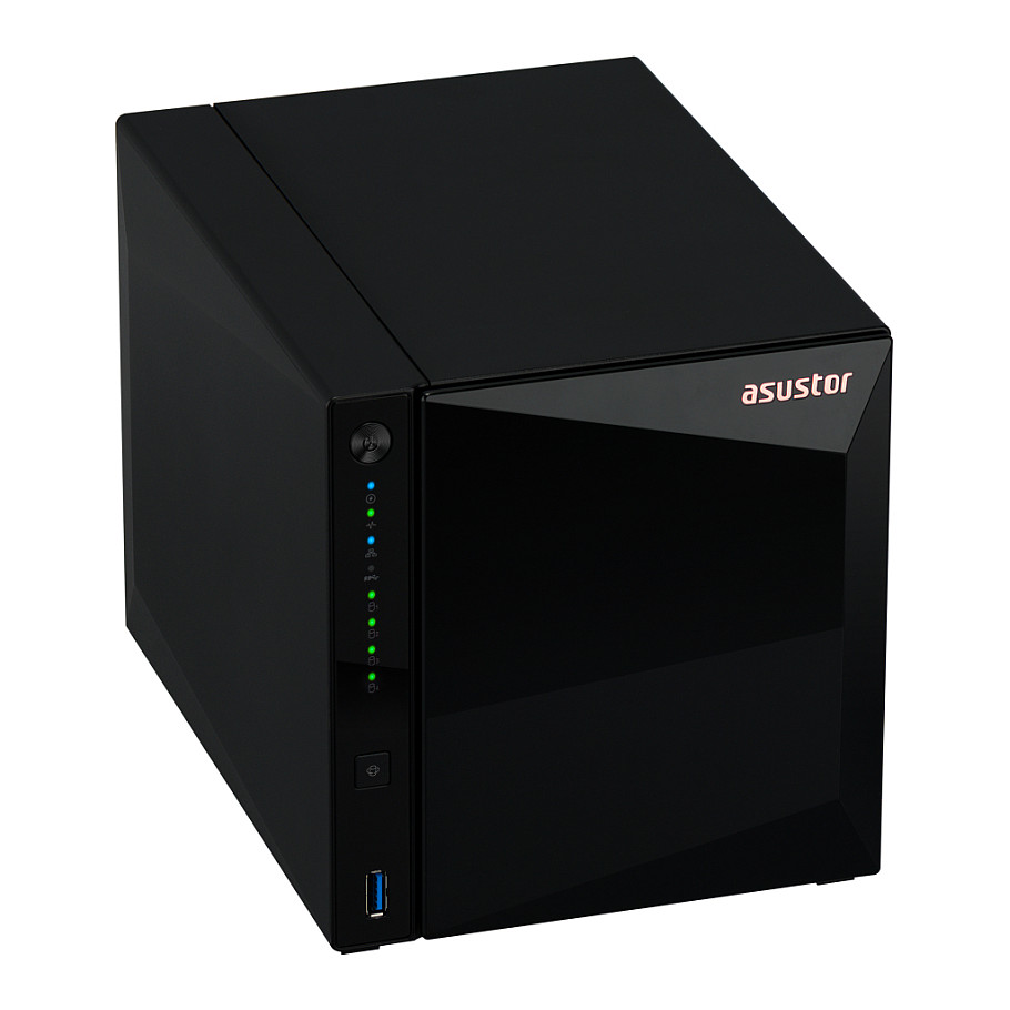 ASUSTOR Drivestor 4 Pro Gen2 AS3304T v2 4-Bay Desktop NAS Server – Realtek RTD1619B Quad-Core, 2GB DDR4, 2.5GbE 3