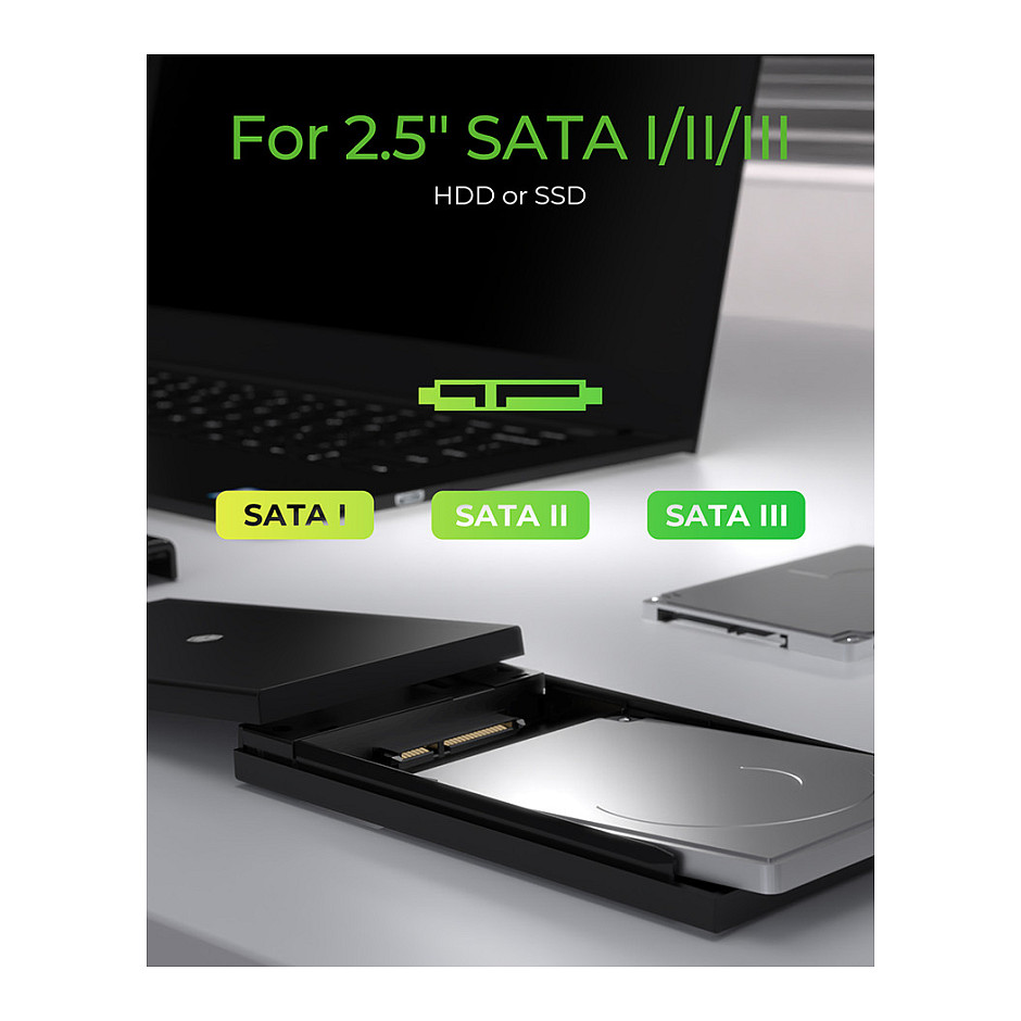 HDD 2.5" SATA USB3.2 ICY BOX, e zezë thumbnail 4