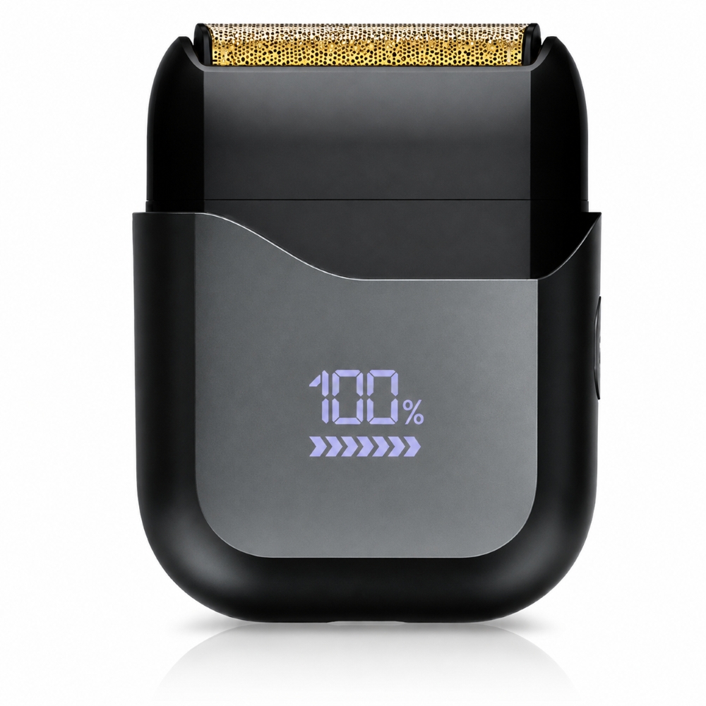 Makinë e rrojës elektrike Extralink EX.80975 / Mjekër dhe Kokë / 0 mm / IPX7 / 900 mAh / 120 min – Zezë/Gri 3