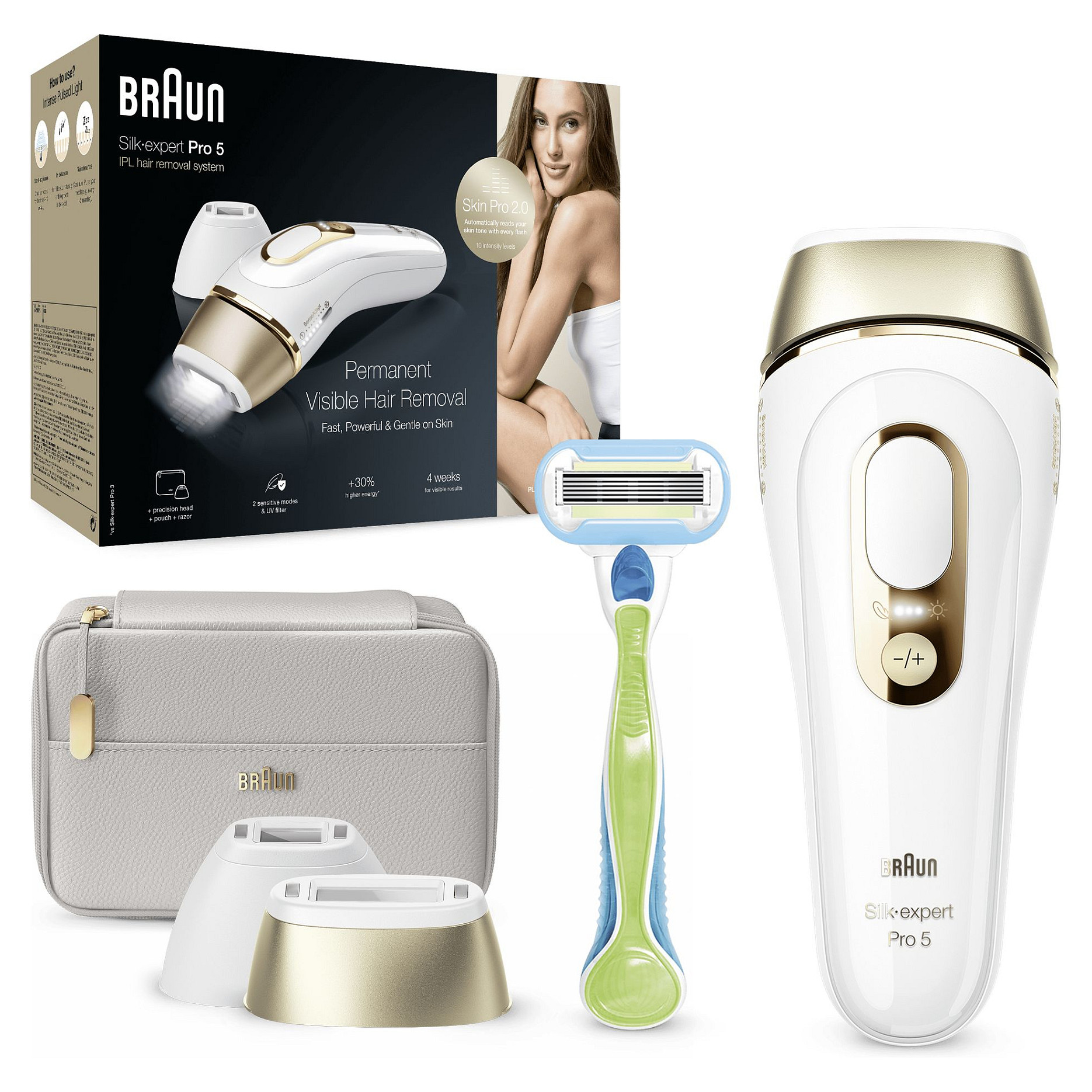 Epilator Braun Silk-épil 9 Flex 9-030 3D / 40 MicroGrip / Smart Touch / Smart Light / Wet & Dry / 50 Min – Rozë 8