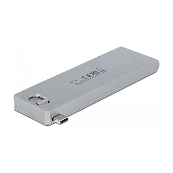 Docking Station për MacBook DeLOCK / 1xUSB‑C / 1xUSB-A / 1xHDMI / Card Reader - Gri thumbnail 2