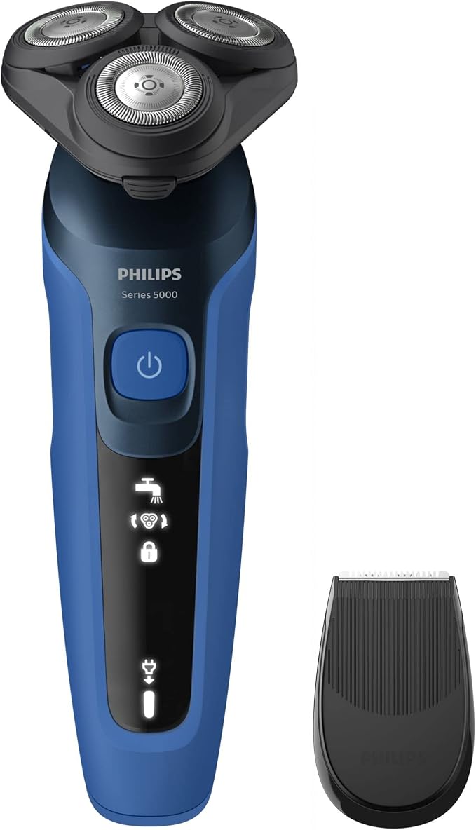 Makinë e rrojës elektrike Philips Series 5000 S5466/17 / ComfortTech Blades / Super Lift & Cut / 90.000 Prerje/min / 50 min – Blu/Zezë