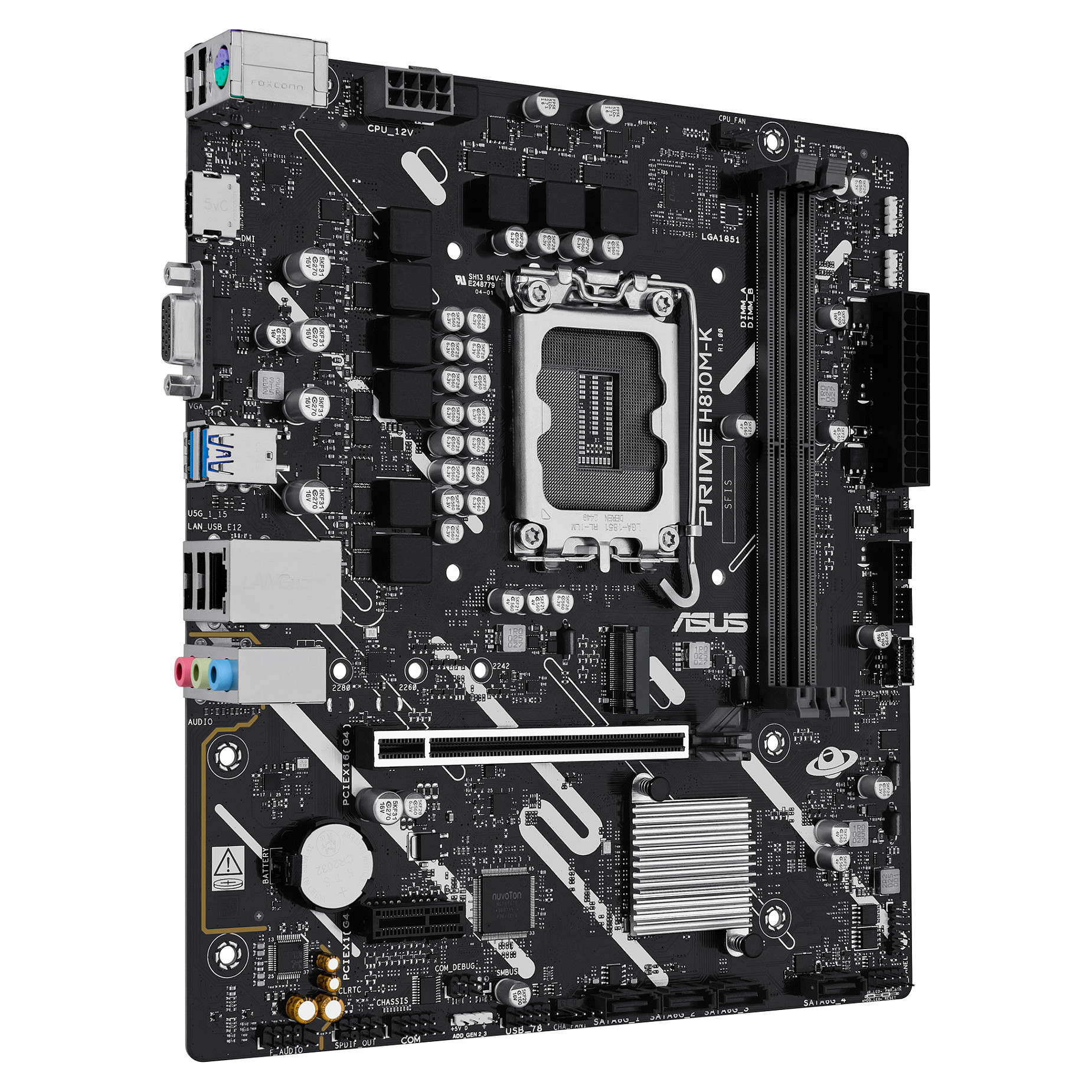 Pllakë Amë Intel ASUS PRIME H810M‑K / LGA1851 / DDR5 / mATX thumbnail 2