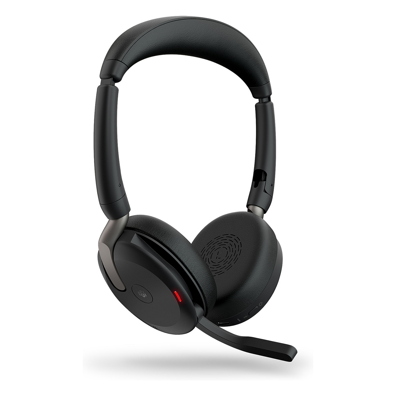 Jabra Engage 55 UC Stereo USB-C Wireless Headset – DECT, 150m, 13h, Charging Stand – Zezë/Titanium 4