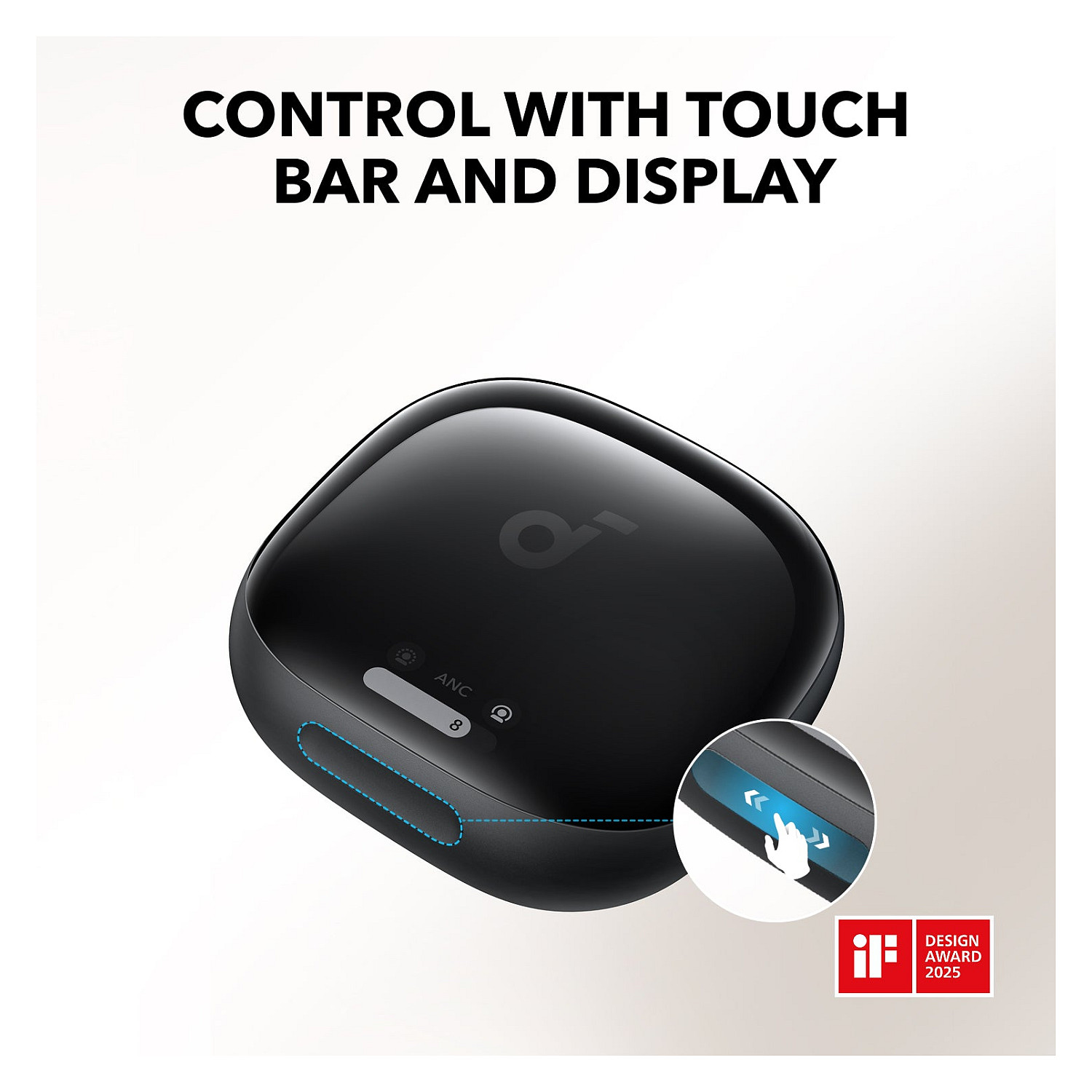 Kufje pa kabllo Soundcore Liberty 4 Pro / TWS / Bluetooth 5.3 / 10.5mm + 4.6mm / ANC / 6 Mikrofona - Zezë 2