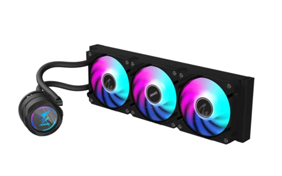 Ftohës për Procesor Gigabyte GAMING 360 / 360mm / 3x120mm ARGB / 300W TDP - Bardhë 9