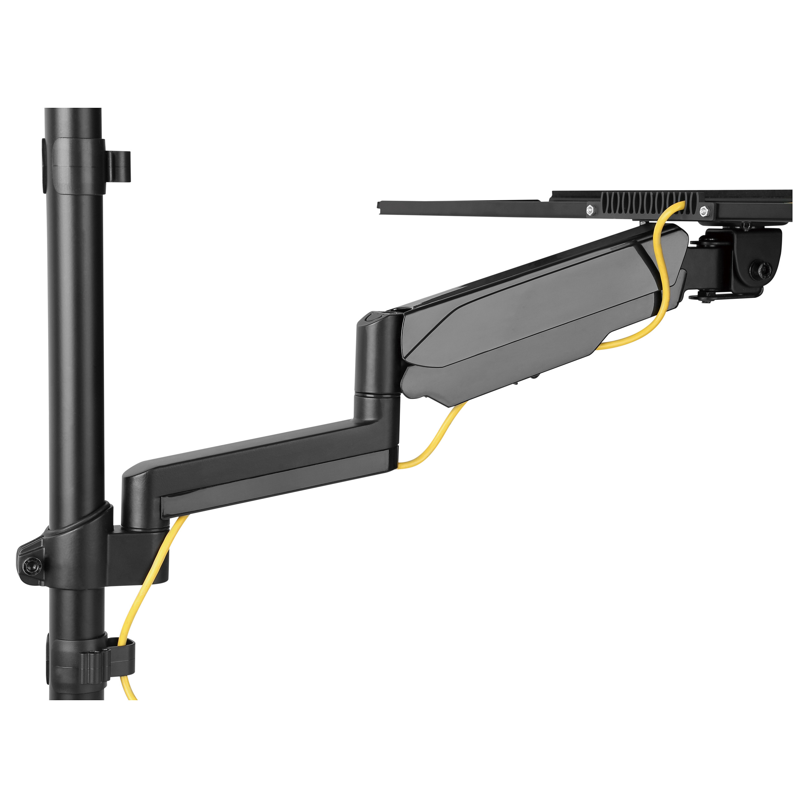 Mbajtëse për Monitor Equip 650170 / 1 Monitor / 17–32" / deri 8kg / VESA 75x75 & 100x100 / Gas Spring / Montim në Mur - Zezë 5