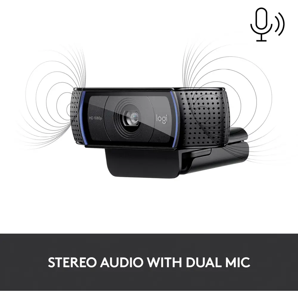 WebCam Logitech HD Pro C920S 1920×1080 5